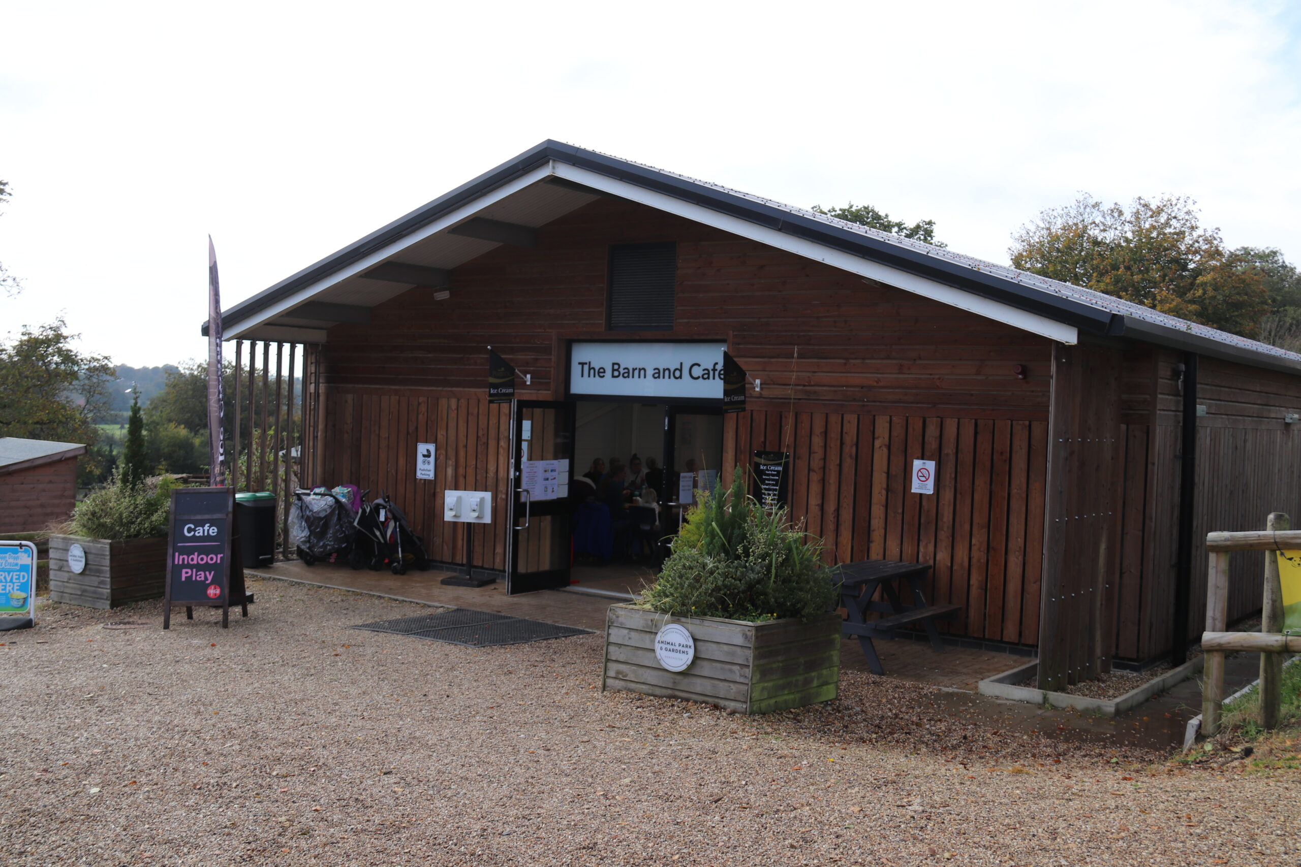 Barn and Cafe scaled - Kingston Maurward Gardens & Animal Park